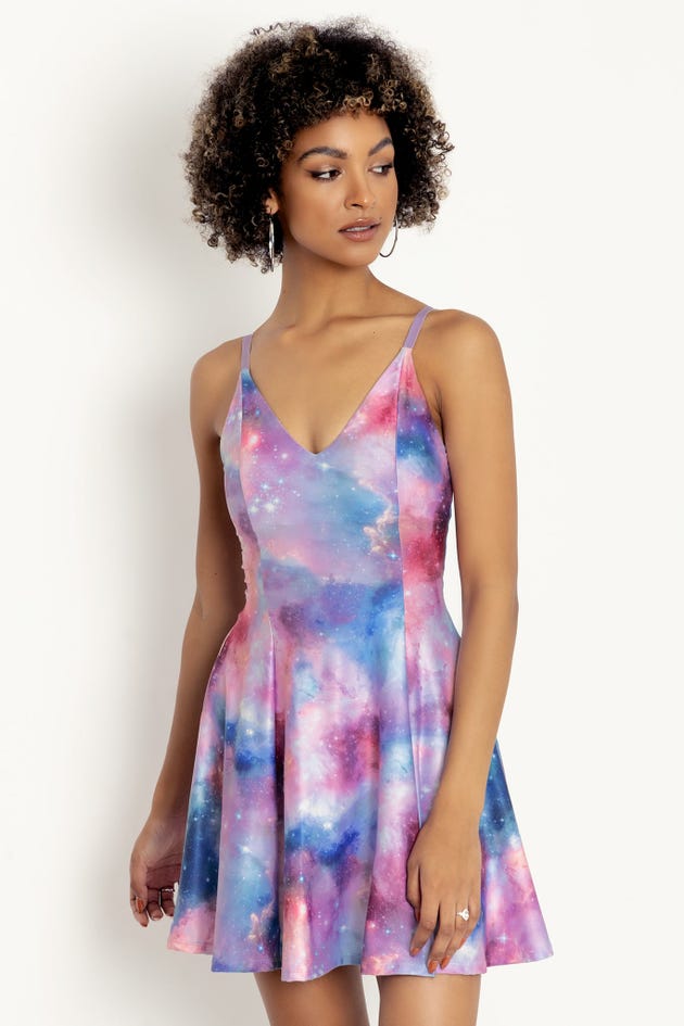 Galaxy Dreams Mini Strappy Dress - Limited