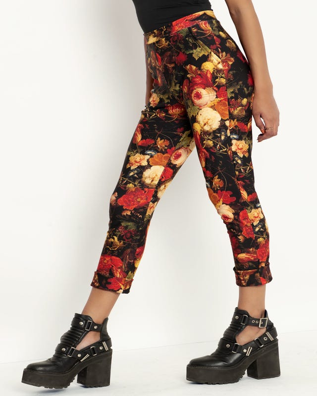 Flower Mignon Cuffed Pants - Limited