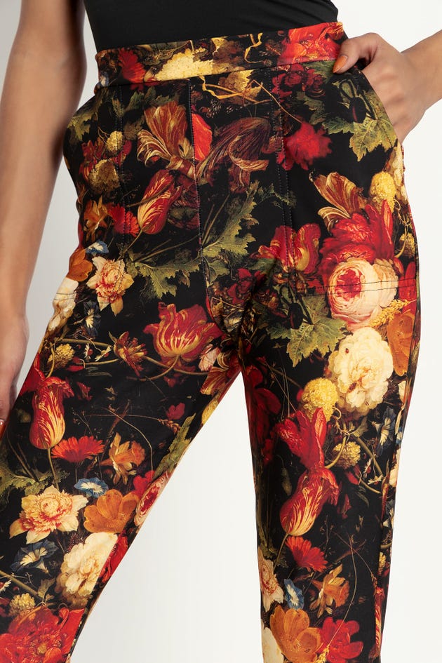 Flower Mignon Cuffed Pants