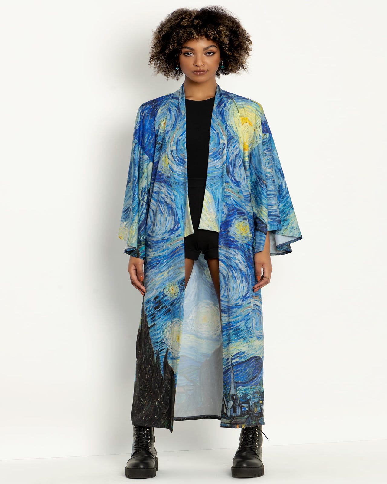 Starry Night Swan Kimono 2.0 - Limited