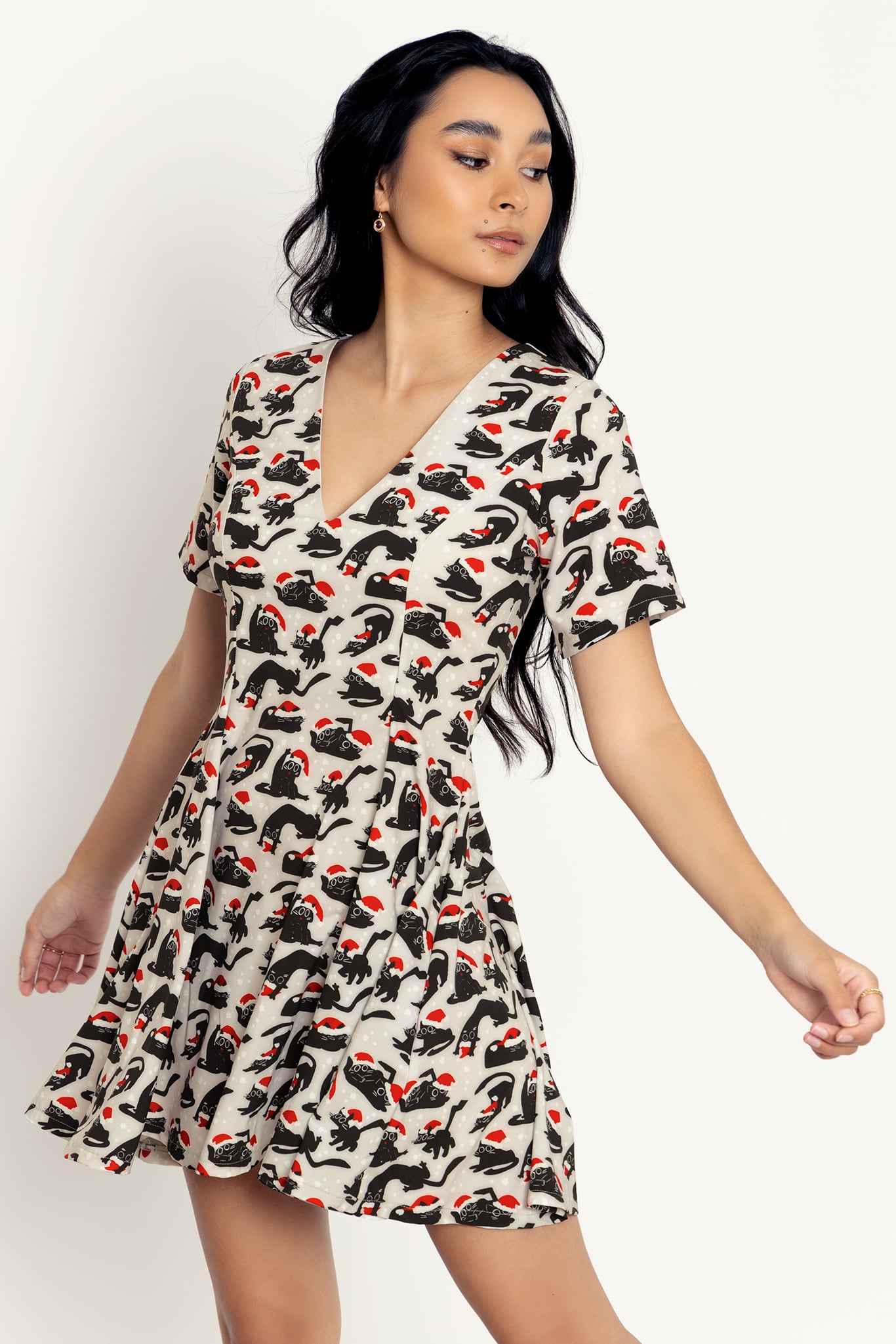 Cats In Hats Evil V Dress - Limited