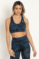 Venomous Blue Cross Back Crop