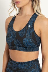 Venomous Blue Cross Back Crop