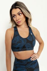 Venomous Blue Cross Back Crop