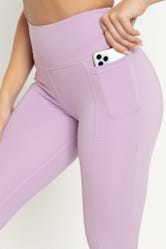 Pastel Lilac HW Panelled Ninja Pants