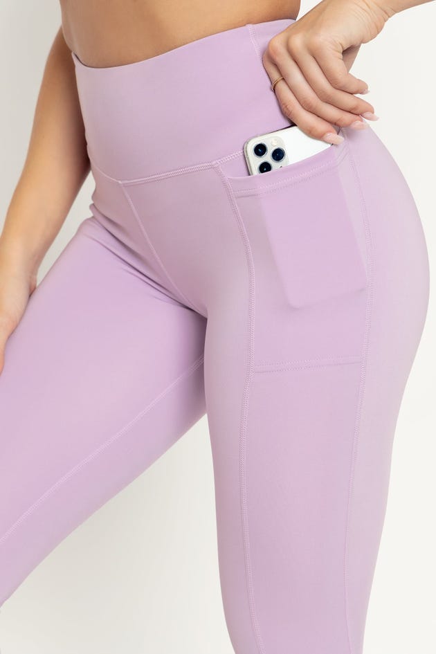 Pastel Lilac HW Panelled Ninja Pants