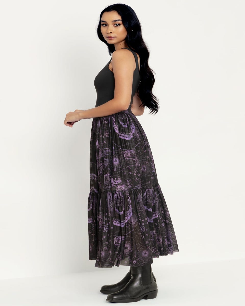 Art And Lore Two Tier Midaxi Skirt - Limited