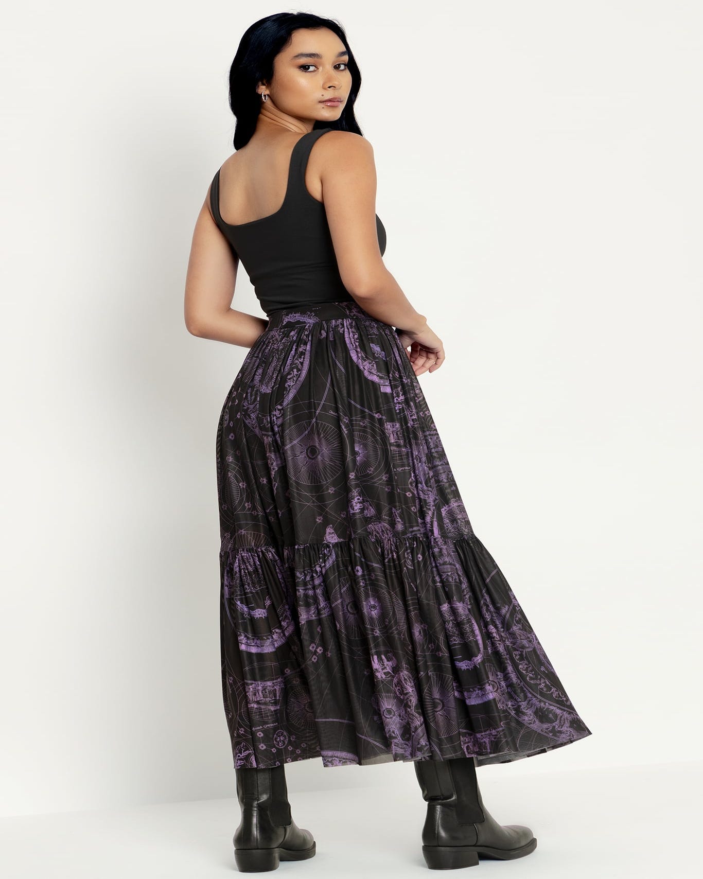 Art And Lore Two Tier Midaxi Skirt - Limited