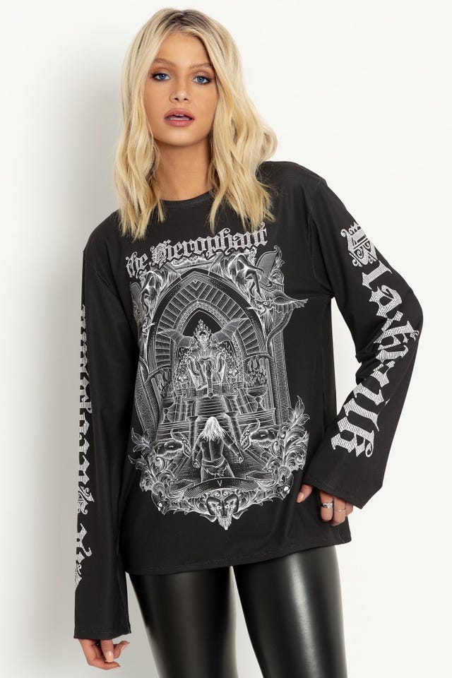 The Hierophant Long Sleeve Oversized BFT - Limited