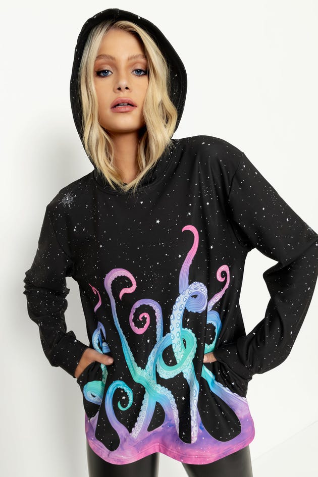 Space Tentacles Hoodie Sweater