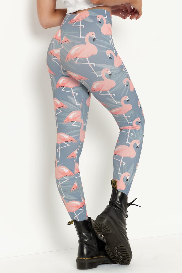 Flamingo Flock HWMF Leggings - Limited