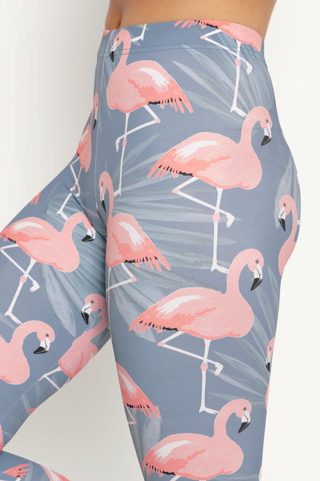 Flock-o-Flamingo Plus Leggings