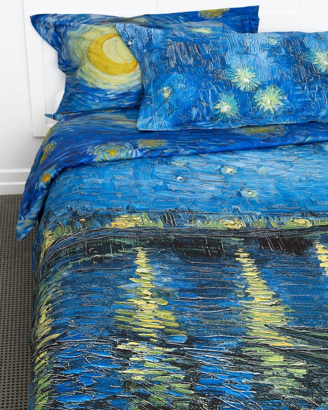 Starry Night Vs Starry Night Over The Rhône Quilt Cover Set - Limited