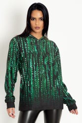 Matrix Code Hoodie Sweater