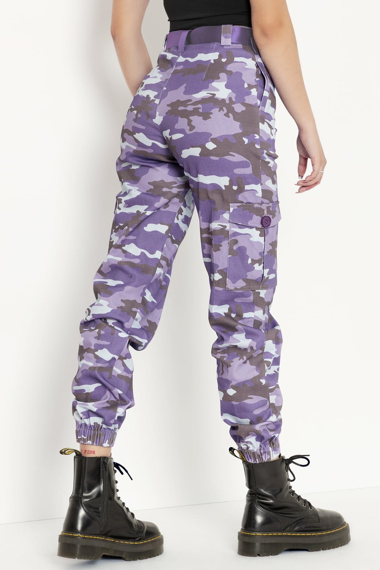 Camo Purple Cargo Pants - Limited
