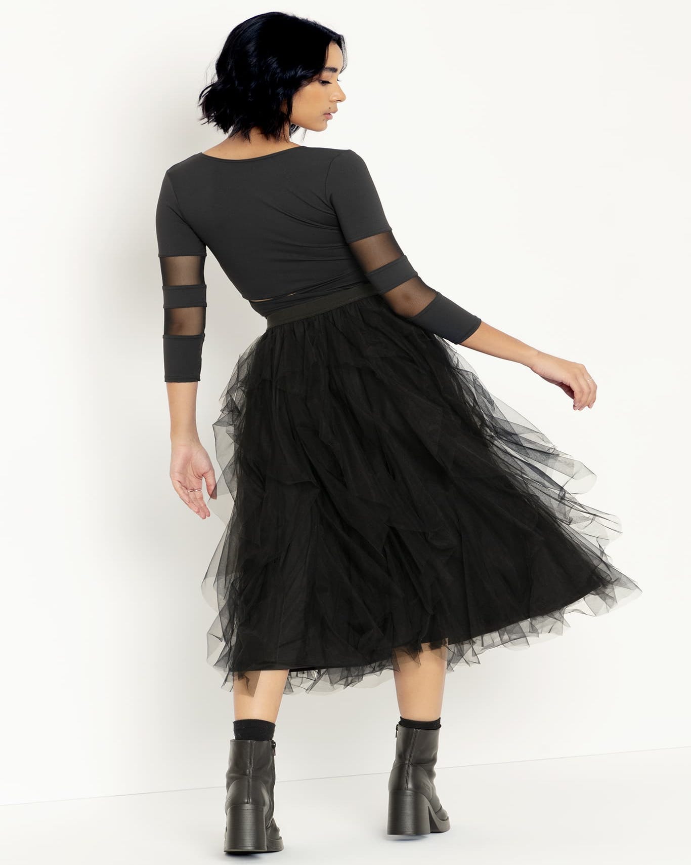 The Black Pirouette Skirt - Limited