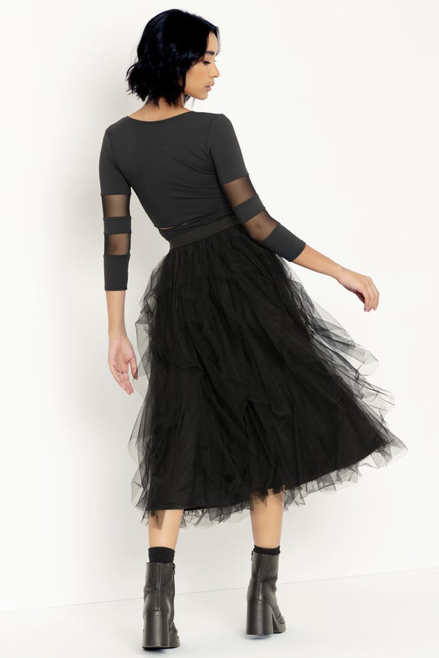 The Black Pirouette Skirt