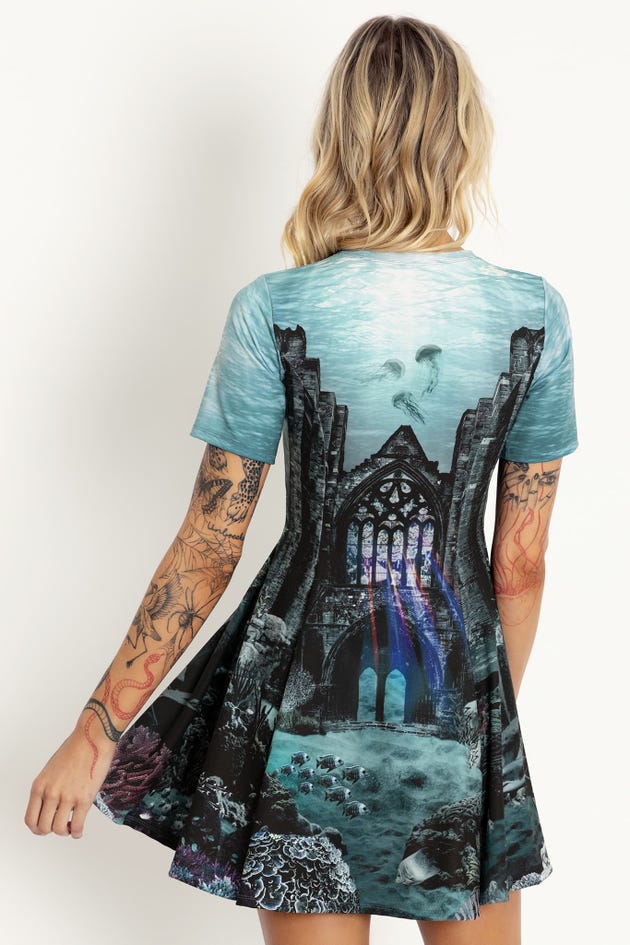 Atlantian Gothic Evil Tee Dress - Limited