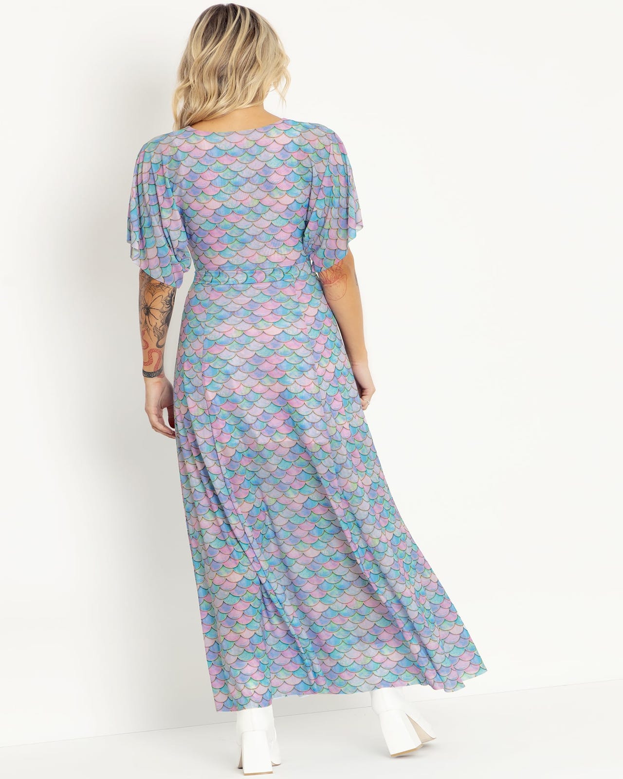 Rainbowfish Kimono Maxi Dress - Limited