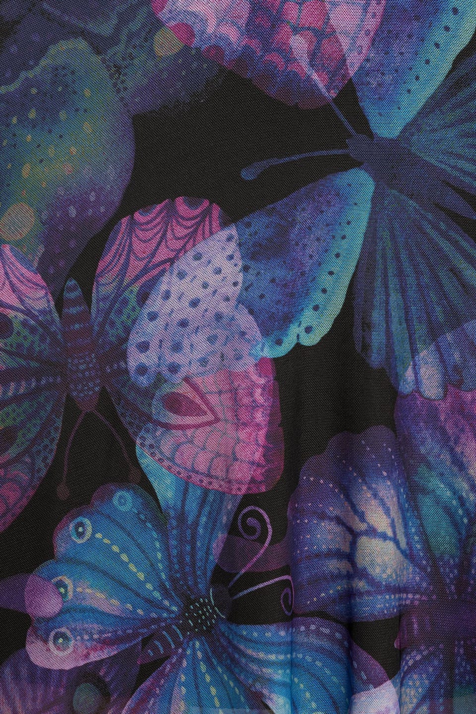 Lilac Butterflies Sheer Dance Teacher Dress - Limited