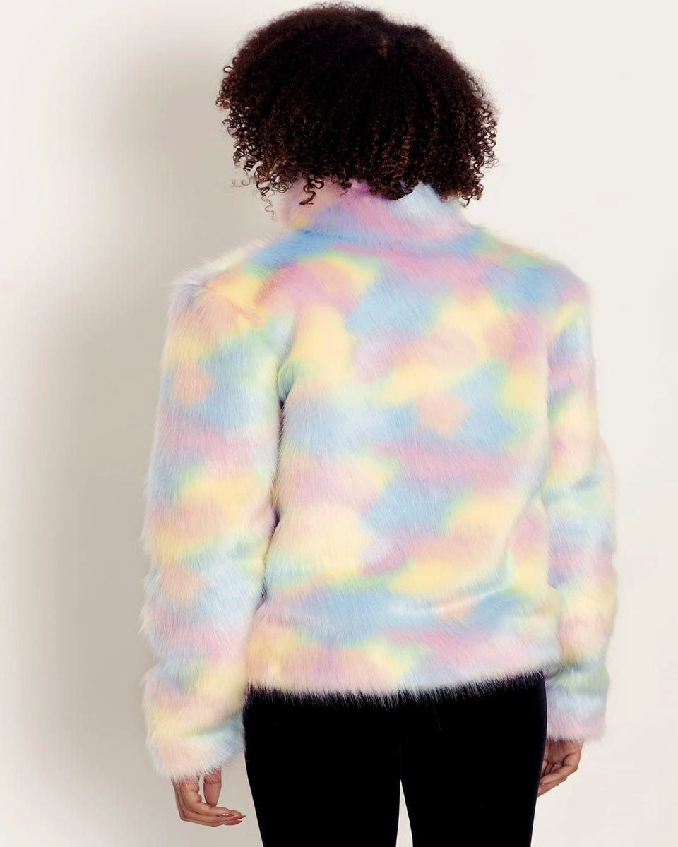 Rainbow Candy Hearts Furbulous Jacket - Limited