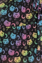 Cat Magic Rainbow Wrap Midaxi Dress - Limited