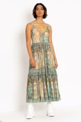 Times Of The Day Sheer Midaxi Dress - Limited
