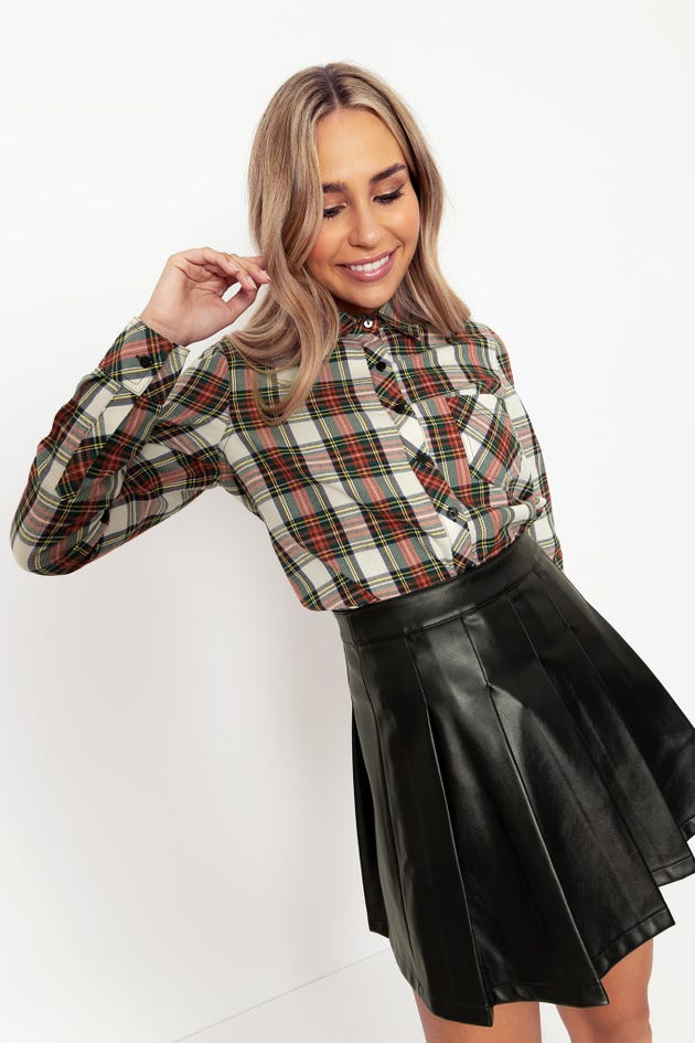 Tartan Holidays Grunge Shirt