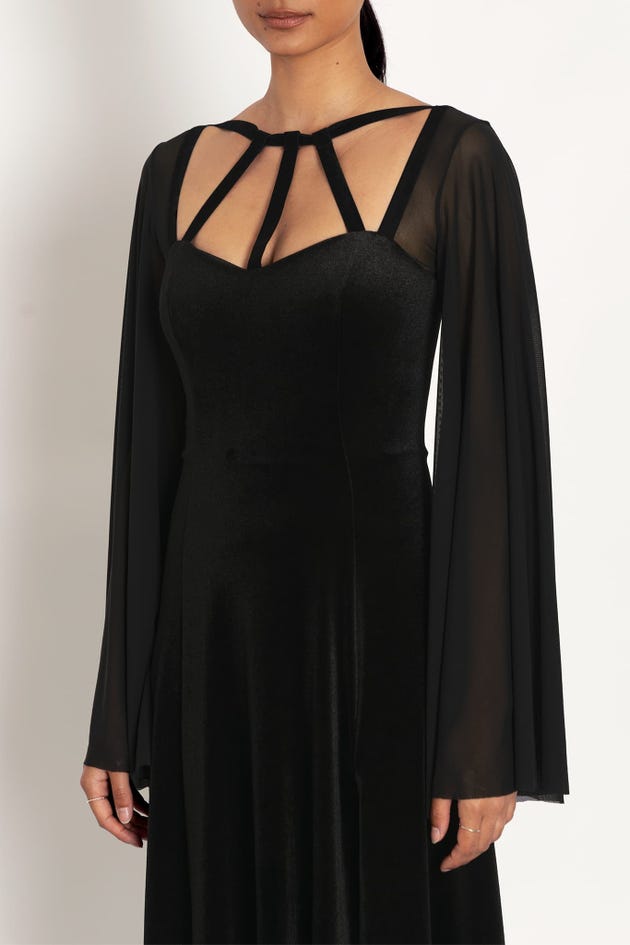 Sorceress Strapped Up Maxi Dress
