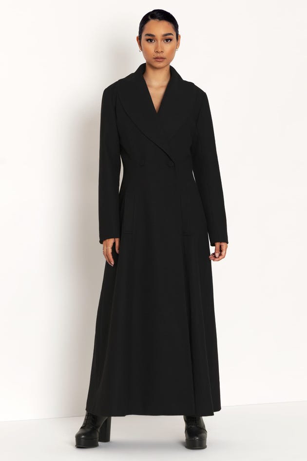 Winter Walker Collared Trench Coat