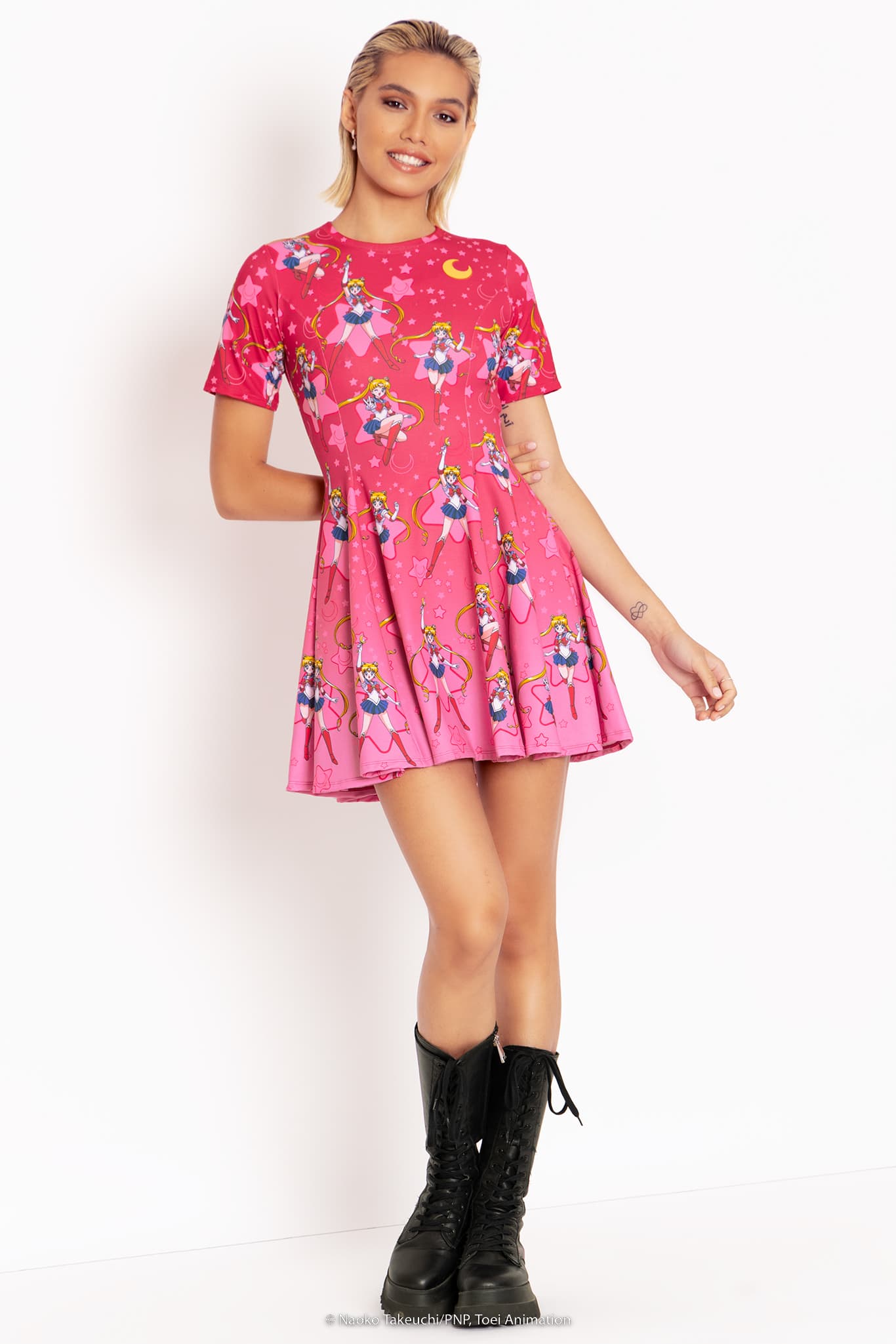 Sailor Moon Evil Tee Dress - Limited