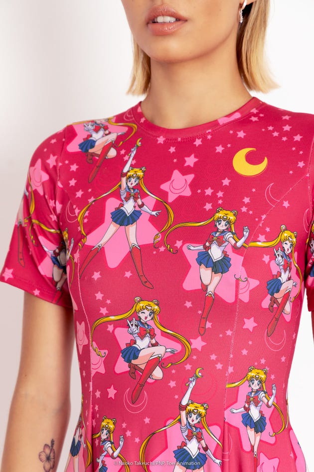 Sailor Moon Longline Evil Tee Dress
