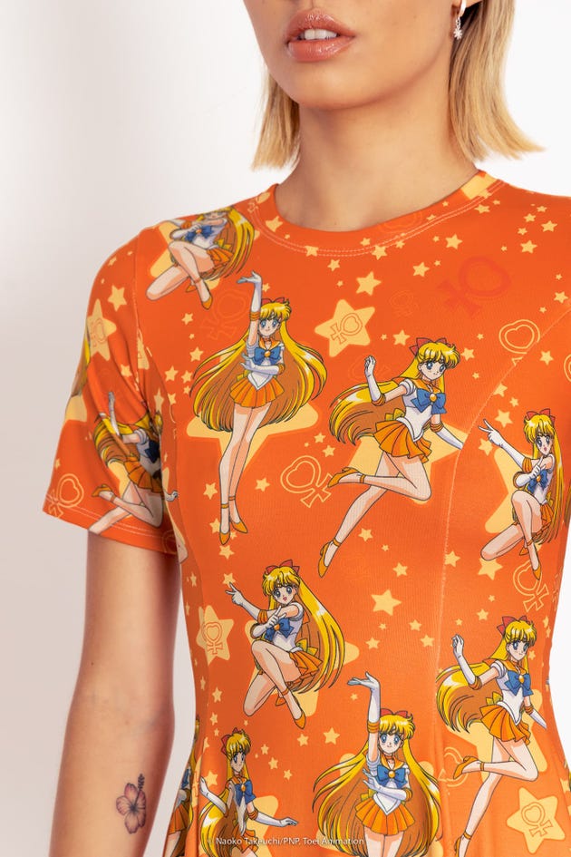 Sailor Venus Longline Evil Tee Dress