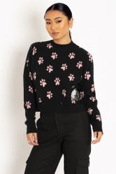 Yin Cat Yang Cat Hug Sweater