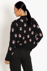 Yin Cat Yang Cat Hug Sweater