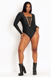 Prima Ballerina Black Bodysuit