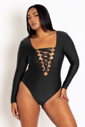 Prima Ballerina Black Bodysuit