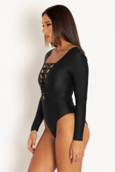 Prima Ballerina Black Bodysuit