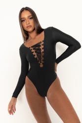 Prima Ballerina Black Bodysuit