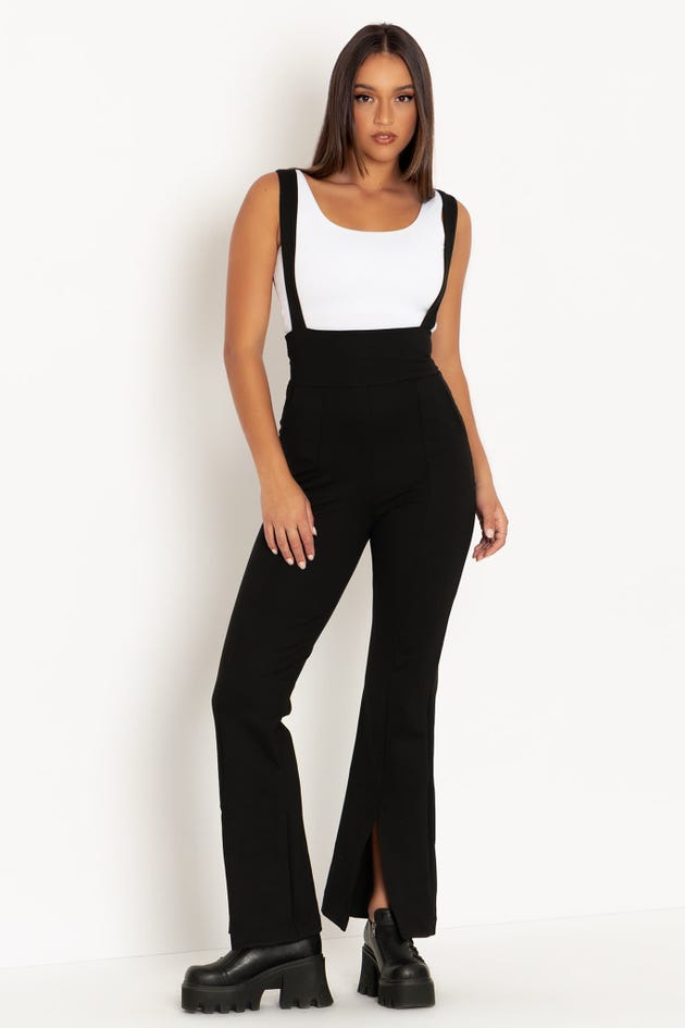 Push It Underbust Flare Overalls - Limited