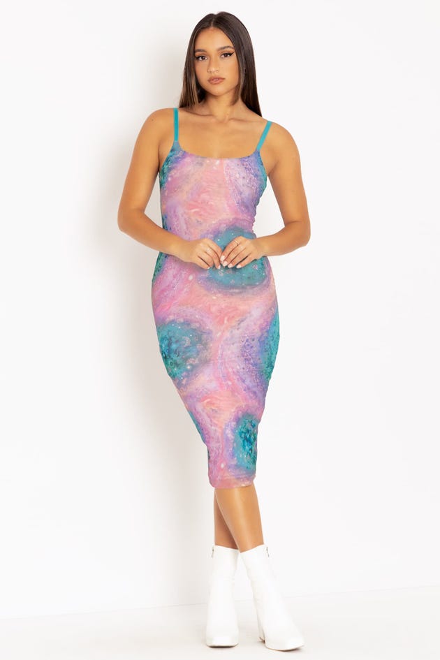 Jupiter Sheer Bodycon Slip Dress