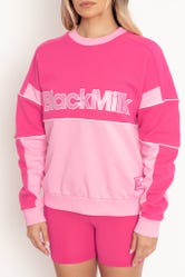 Reppin' It Pink Colour Block Sweater