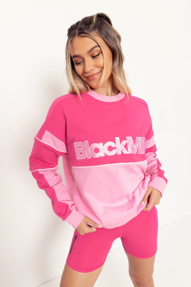 Reppin' It Pink Colour Block Sweater