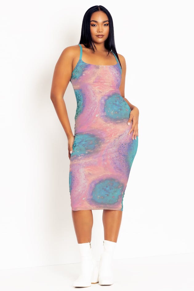 Jupiter Sheer Bodycon Slip Dress