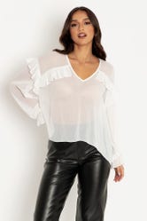 The Poet Ruffle Blouse