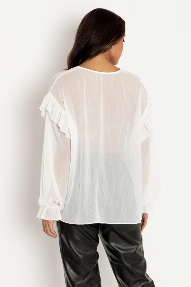 The Poet Ruffle Blouse - Limited