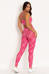 Plaid Pink On Pink HW Ninja Pants