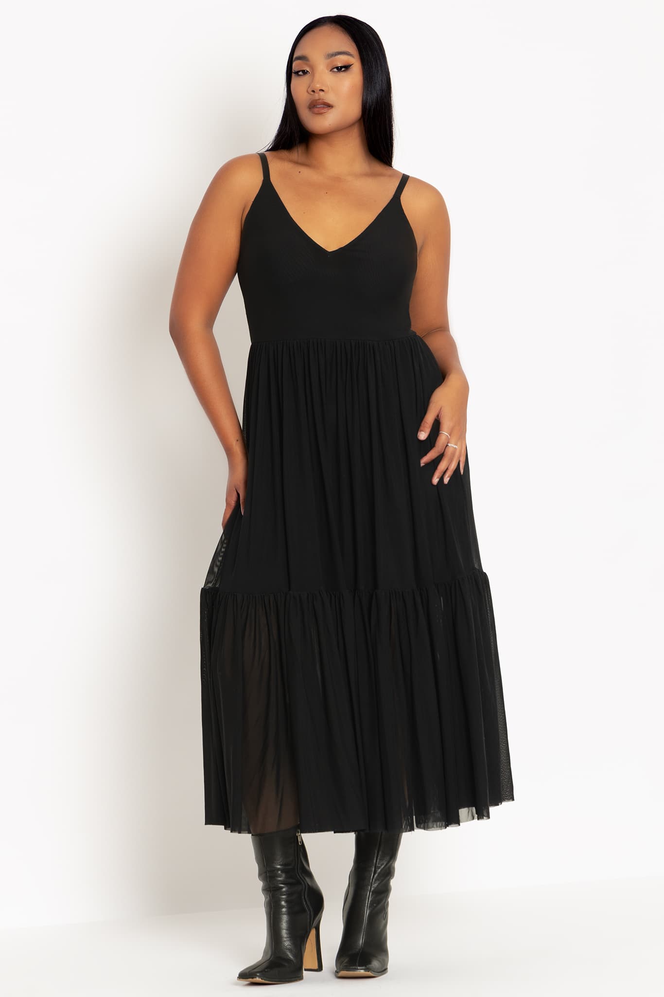 Black Sheer Mesh Rhinestone Halter Mini Dress – Hot Miami Styles