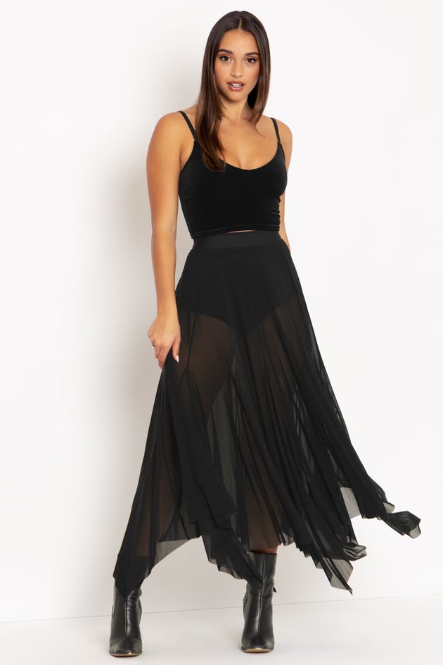 Sheer Witchcraft Midaxi Skirt - Limited