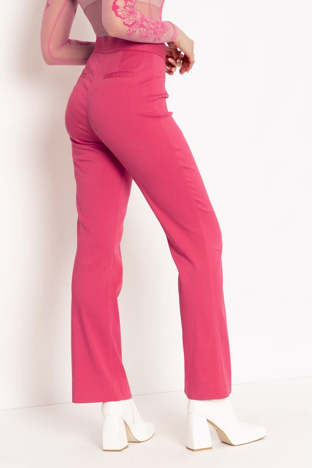 Hot Pink Bootleg Pants - Limited